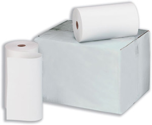 Telex Rolls 1-Ply W214xDia.120mm White Bond Ref TR91 [Pack 6]