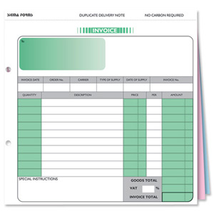 Sigma Invoice Set Business Form 3 Part Set 215x203mm Ref SI3 [Pack 50]