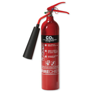 IVG Firechief Fire Extinguisher CO2 for Class A and B and E 2kg Ref IVGS2.0KCO2 Ident: 540C