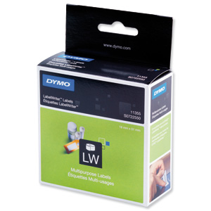 Dymo LabelWriter Labels Multipurpose 52x19mm Ref 11355 S0722550 [Pack 500] Ident: 721F