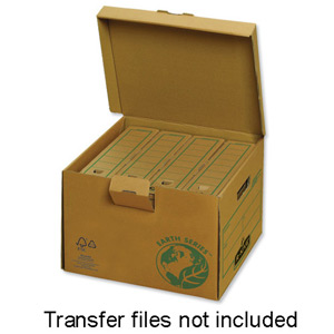 Fellowes R-Kive Earth Flip Top Cube Recycled FSC W325xD260xH375mm Ref 4470807 [Pack 10]