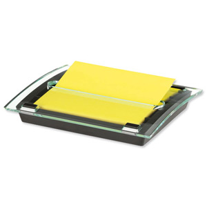Post-it Z-Note Dispenser Adjustable Fits 76x76mm 127x76mm Contains 1x Pad 127x76mm Ref C2015
