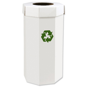 Large Bin Flat Packed Recycled Board Material 160 Litres [Pack 5]