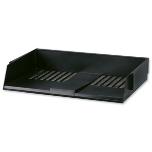 Avery System Filing Tray Wide Entry W367xD254xH63mm Black Ref W44BLK