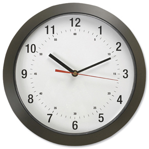 Wall Clock Diameter 320mm Black