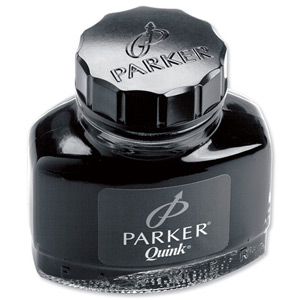 Parker Quink Bottled Ink Washable 57ml Bottle Black Ref S0037450 Ident: 86F
