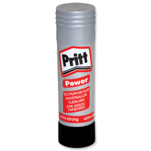 Pritt Power Stick Glue Extra Strong Solvent-free Washable 19.5g Ref 480656 Ident: 350C