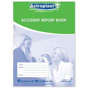 Wallace Cameron Accident Report Book Small A5 Ref 5401009 Ident: 539D