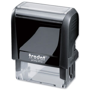 Trodat Printy VC/4912 Custom Stamp Self-Inking Up to 5 lines 47x17mm Ref 199896 Ident: 348E