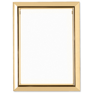 Deluxe Certificate Frame Non Glass Holds A4 Gold Ident: 496D