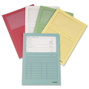 Leitz Window Folder A4 Assorted Ref 3950-99-99 [Pack 100]