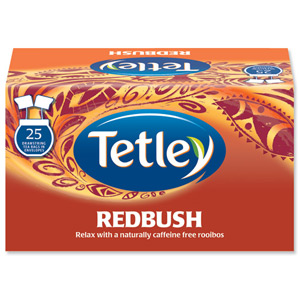 Tetley Redbush Tea Envelopes Individually Wrapped Ref 1283Y [Pack 25] Ident: 610C