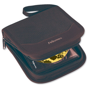 CD and DVD Wallet with Scratch Resistant Sleeves and Cleaning Cloth for 32 Disks Ident: 781E