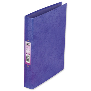 Concord Contrast Ring Binder Laminated 2 O-Ring Capacity 25mm A4 Purple Ref 82196 [Pack 10]
