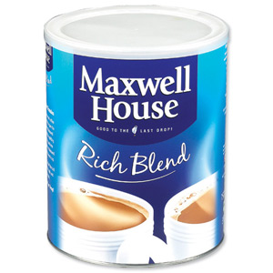 Maxwell House Instant Coffee Granules Rich Blend Tin 750g Ref A03126 Ident: 611F