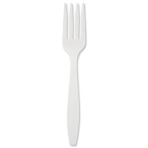 CaterX Plastic Fork [Pack 100]