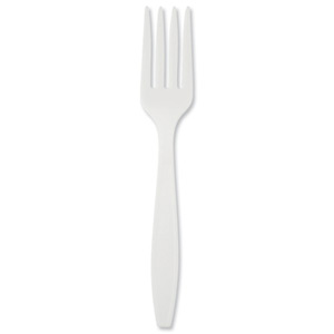 CaterX Plastic Fork [Pack 100] Ident: 630A