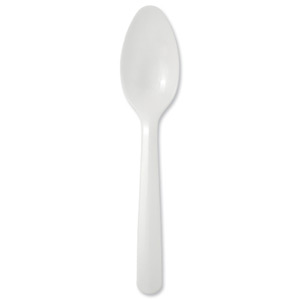 CaterX Plastic Tea Spoon [Pack 200] Ident: 630A