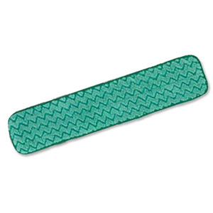 Rubbermaid Dry Mop Head Microfibre 8mm High Pile 400mm Green Ref Q472-58 [Pack 10] Ident: 580D
