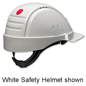 3M Solaris Safety Helmet Ventilation Peltor Uvicator Neck Protection Yellow Ref G2000CUV-GU Ident: 524B