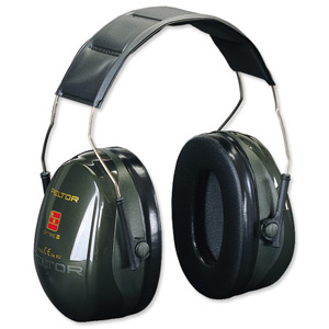 3M Peltor Ear Muffs High Comfort Seal 31dB Noise Reduction Ref OptimeII