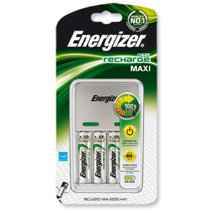 Energizer Maxi Battery Charger with 4x AA 2000mAh Batteries Ref 632325 Ident: 645B