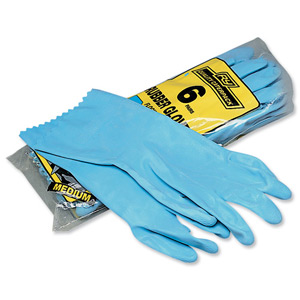 Everyday Rubber Gloves Medium Pair Ref 7060 [Pack 6]