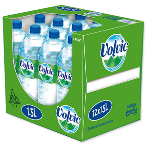 Volvic Natural Mineral Water Still Bottle Plastic 1.5 Litre Ref 8873 [Pack 12] Ident: 623A
