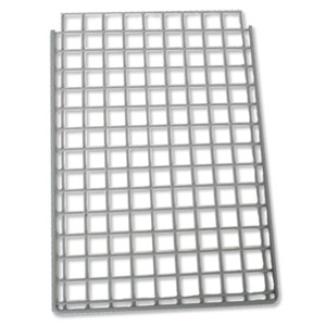 Versapak Single Extra Shelf Plastic-Coated Steel W267mm Grey for Versapak Mailsorter Ref MSS1