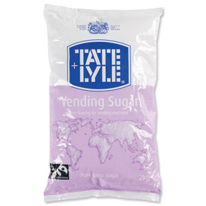 Tate and Lyle Vending Sugar Bulk Vending Bag for Dispensing Machine 2kg Ref A00696