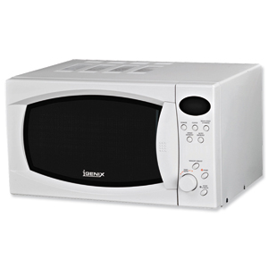 Igenix Microwave Oven 800W Touch Control Compact 20 Litre White Ref IG2800 Ident: 636B