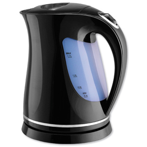 Kettle Cordless Fast Boil 3000W 1.7 Litre Black