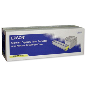 Epson S050230 Laser Toner Cartridge Page Life 2500pp Yellow Ref C13S050230 Ident: 806G