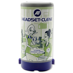 AF Clene Swipe Tub Headset Clene Antibacterial Wipes Fragrance Peppermint Ref CSSP