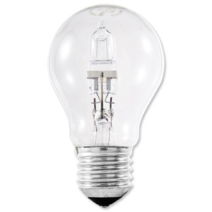 Stearn Electric Light Bulb Energy-saving Halogen Screw Fitting 42W Clear Ref 42ESCLRGLS