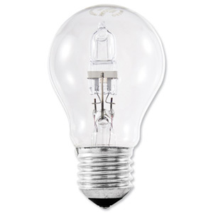 Stearn Electric Light Bulb Energy-saving Halogen Screw Fitting 42W Clear Ref 42ESCLRGLS Ident: 491H