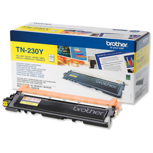 Brother Laser Toner Cartridge Page Life 1400pp Yellow Ref TN230Y