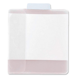 Avery CD Pocket NoteTab Repositionable 130x151mm Clear Ref 8362 [Pack 5]