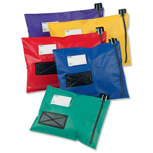 Versapak Mailing Pouch Durable PVC-coated Nylon 355x470mm Yellow Ref CVF3_YWS Ident: 161C