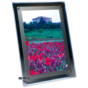 Photo Frame Acrylic Back Lit Size A2 Includes 12V Transformer