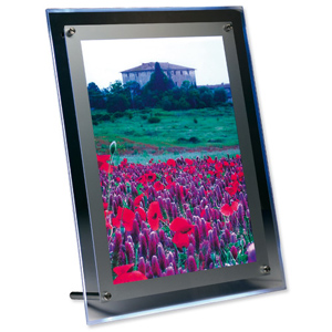 Photo Frame Acrylic Back Lit Size A2 Includes 12V Transformer Ident: 494C