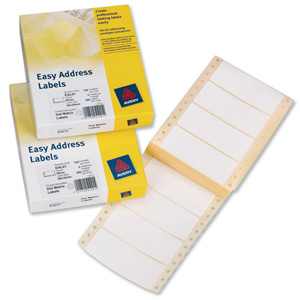 Avery Easy Address Labels 89x37mm Ref EAL01 [500 Labels] Ident: 136A