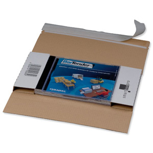 CD Jewel Case Mailer Self Adhesive Tear Off Strip DL 225x125x12mm [Pack 50] Ident: 148A