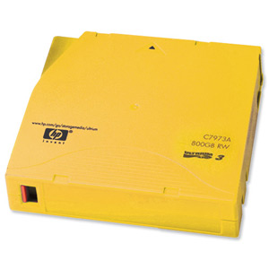 Hewlett Packard [HP] Ultrium Data Cartridge Rewritable 800GB Ref C7973A