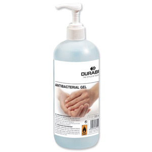 Durable Hand Gel Antibacterial 500ml Ref 5809-19 Ident: 602A