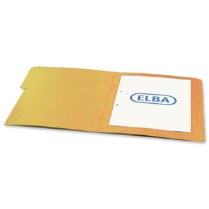 Elba Organiser File Pressboard Elasticated 5-Part Foolscap Yellow Ref 100090168 [Pack 5] Ident: 204C