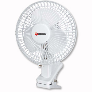 Connect-it Clip-On Fan with Tilt for Desk or Shelf 2-Speed 15W 152mm Ref ES176 Ident: 482E