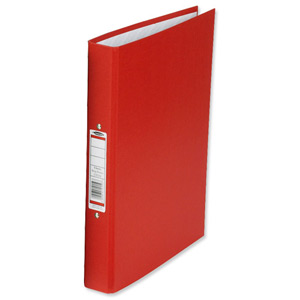 Concord Classic Ring Binder 2 O-Ring Capacity 25mm A4 Red Ref C82104 [Pack 10] Ident: 216B
