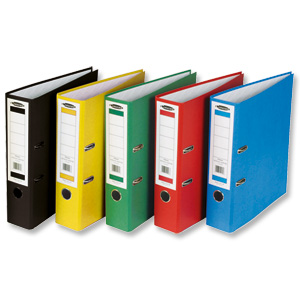 Concord Classic Lever Arch File Printed Lining Capacity 70mm A4 Assorted Ref C214070 [Pack 10] Ident: 224B