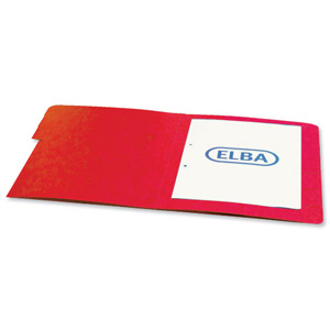 Elba Organiser File Pressboard Elasticated 5-Part Foolscap Red Ref 100090167 [Pack 5] Ident: 204C